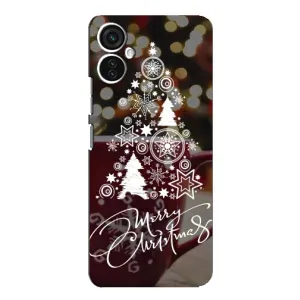 Різдвяні Чохли для TECNO Spark 9 Pro (VPrint) (Ялинка яскрава)