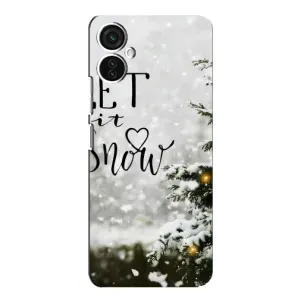 Новорічні, Святкові Чохли для TECNO Spark 9 Pro - 2024 год (Let it snow)