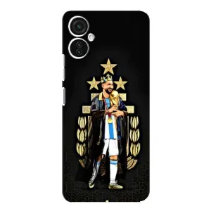 Чохли для TECNO Spark 9 Pro (Leo чемпіон) (AlphaPrint) (Мессі Король)