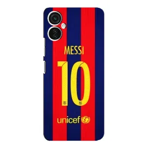 Чехлы Месси для TECNO Spark 9 Pro (AlphaPrint) (Messi Barca 10)
