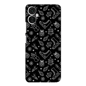 Новорічні, Святкові Чохли для TECNO Spark 9 Pro - 2024 год (Новорічний фон)
