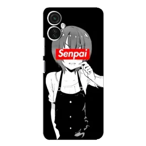 Чехол с принтом «Senpai» для TECNO Spark 9 Pro
