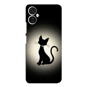Чохол з принтом для TECNO Spark 9 Pro (AlphaPrint) Модні коти (Силует котика)