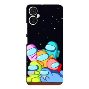 Чохли Амонг Ас для TECNO Spark 9 Pro (AlphaPrint) (Скіни в космосі)