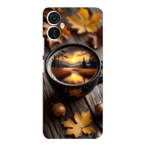 Чехол с принтом «Темный кофе» для TECNO Spark 9 Pro