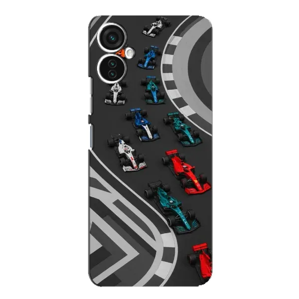 Чехол с принтом «Трасса Ф1» для TECNO Spark 9 Pro