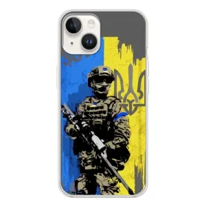 Чехлы с картинкой ЗСУ для Tecno Spark Go 1 (AlphaPrint) (АРТ солдат)