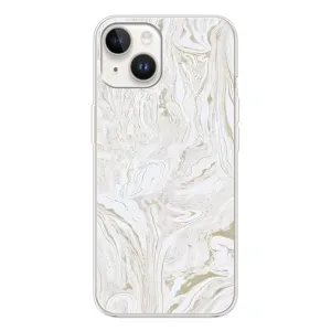 Мраморный чехол на Tecno Spark Go 1 (VPrint) (Белый мрамор)