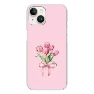 Чохол з розовим принтом для Tecno Spark Go 1 (Букет квітів)