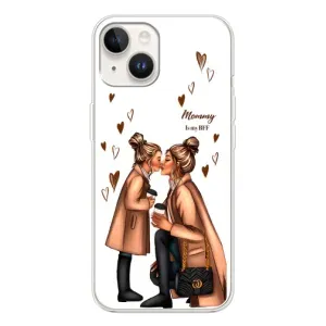 Чохол з друком для Tecno Spark Go 1 - (Мама з дитинкою) (AlphaPrint) (Донька і мама)
