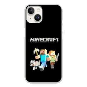 Чохол Майнкрафт на Tecno Spark Go 1 (AlphaPrint) Minecraft (герої Minecraft)
