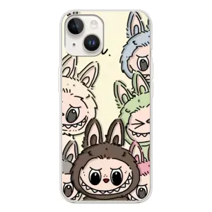 Чехол с Лабубу на Tecno Spark Go 1 (Золотая обезьяна Bored Ape)