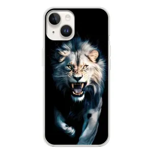 Чохол з картинкою 'Хижаки' для Tecno Spark Go 1 (Лев у темряві)