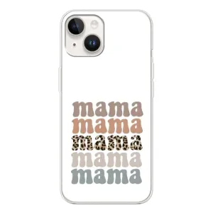 Чехлы для мамы на Tecno Spark Go 1 (Текстовый коллаж мама)