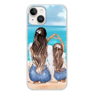 Чохол з друком для Tecno Spark Go 1 - (Мама з дитинкою) (AlphaPrint) (Мама з донькою)