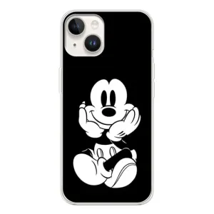 Міккі Маус чохол для Tecno Spark Go 1 (AlphaPrint - Мультяшні) (Маус на чорному)