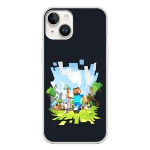 Чохол Майнкрафт на Tecno Spark Go 1 (AlphaPrint) Minecraft (персонажі Minecraft)
