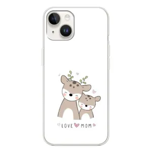 Чехлы для мамы на Tecno Spark Go 1 (Оленята мама и малыш)
