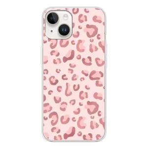 Чохол з розовим принтом для Tecno Spark Go 1 (Рожевий леопард)