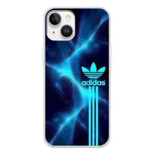 Чехлы Адидас для Tecno Spark Go 1 (AlphaPrint) (Синий Адидас)