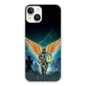 Чехлы с картинкой ЗСУ для Tecno Spark Go 1 (AlphaPrint) (Солдат ЗСУ)