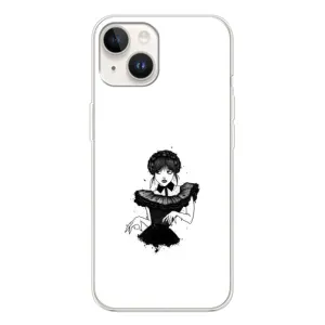 Чехлы Венсдей на Tecno Spark Go 1 Уэнсдей (AlphaPrint) (танец Уэнздей)