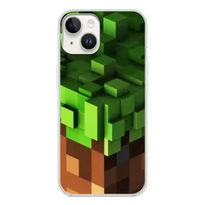 Чохол Майнкрафт на Tecno Spark Go 1 (AlphaPrint) Minecraft (текстура Майнкрафт)