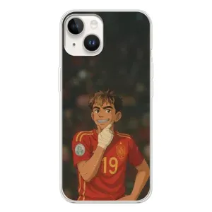 Чехол с футболистом Ламин Ямаль Tecno Spark Go 1 (Ямаль аниме)