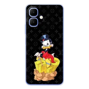 Чехли для Tecno Spark Go 2 - Скрудж МакДак Louis Vuitton (PREMIUMPrint) (Богатство Макдака)