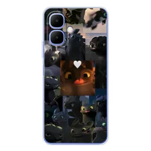 Чохол як приборкати дракона на Tecno Spark Go 2 (Дракон колаж)