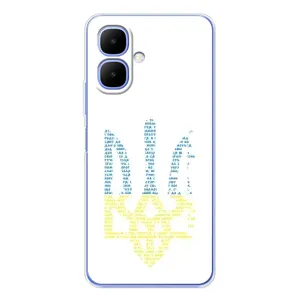 Чохли для Tecno Spark Go 2 Укр. Символіка (AlphaPrint) (Герб з букв)