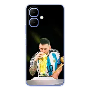 Чехлы для Tecno Spark Go 2 (Leo чемпион) (AlphaPrint) (Кубок Месси)