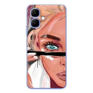 Чохол з принтом «Макіяж» для TECNO Spark Go 2