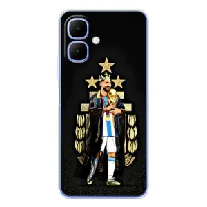 Чехлы для Tecno Spark Go 2 (Leo чемпион) (AlphaPrint) (Месси Король)