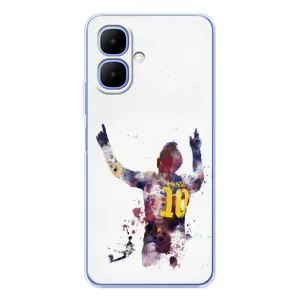 Чехлы Месси для Tecno Spark Go 2 (AlphaPrint) (Messi Barca)