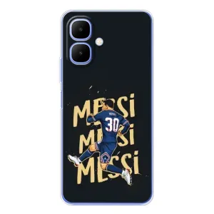 Чехлы для Tecno Spark Go 2 (Leo чемпион) (AlphaPrint) (Messi ПСЖ)