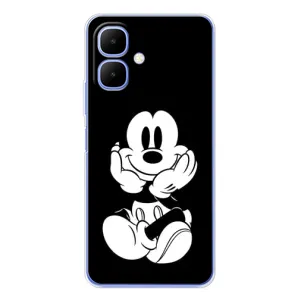 Эксклюзивный чехол для Tecno Spark Go 2 (AlphaPrint - Мультяшные) (Микки на черном)