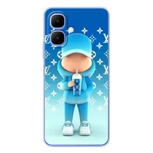 Круті Чохли Луі Віттон для Tecno Spark Go 2 (AlphaPrint) (Хлопець LV)