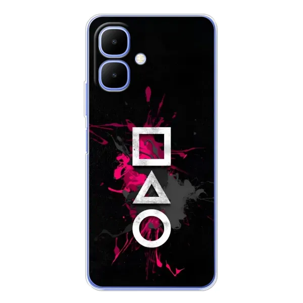 Чохол з принтом «Символи Гра кальмара» для TECNO Spark Go 2