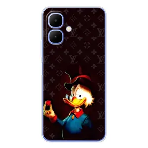 Чехли для Tecno Spark Go 2 - Скрудж МакДак Louis Vuitton (PREMIUMPrint) (Скрудж з ботліантом)