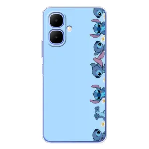 Чохол з принтом Стіч на TECNO Spark Go 2 (Стіч фон)
