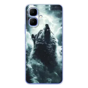 Чохол з картинкою 'Хижаки' для Tecno Spark Go 2 (Вовк у хмарах)