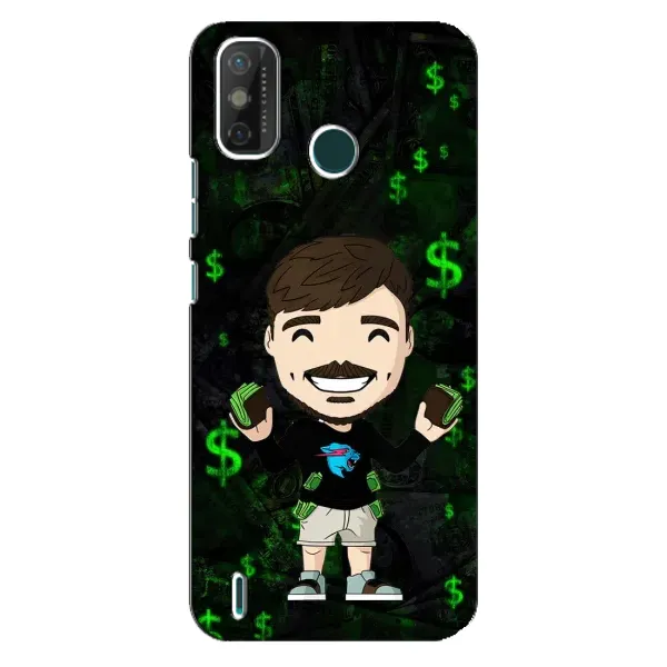 Чохол з принтом «Блогер Beast» для TECNO Spark GO (2020) Чохол з принтом «Блогер Beast» для TECNO Spark GO (2020)