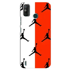 Чехлы для TECNO Spark GO (2020) - с картинкой JORDAN (AlphaPrint) (Лого Джордан)