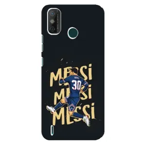 Чохли для TECNO Spark GO (2020) (Leo чемпіон) (AlphaPrint) (Messi ПСЖ)