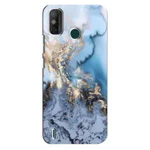 Мраморный чехол на TECNO Spark GO (2020) (VPrint) (Нежный мрамор)