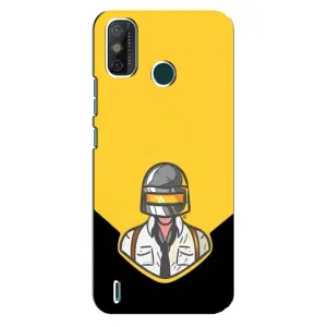 Чеjхол PUBG для ТЕКНО Spark GO (2020) (AlphaPrint) (Пабг в шоломі)