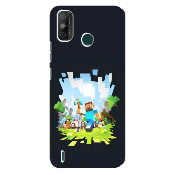 Чехол с принтом «персонажи Minecraft» для TECNO Spark GO (2020) Чехол с принтом «персонажи Minecraft» для TECNO Spark GO (2020)