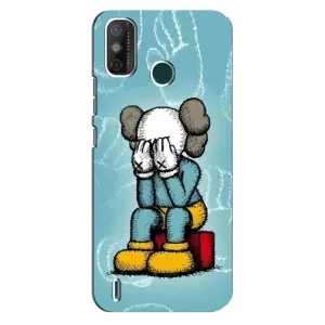 Чехол с принтом «Плач Bearbrick» для TECNO Spark GO (2020)