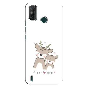 Чохли для мами на TECNO Spark GO (2020) (Оленята мама і малюк)